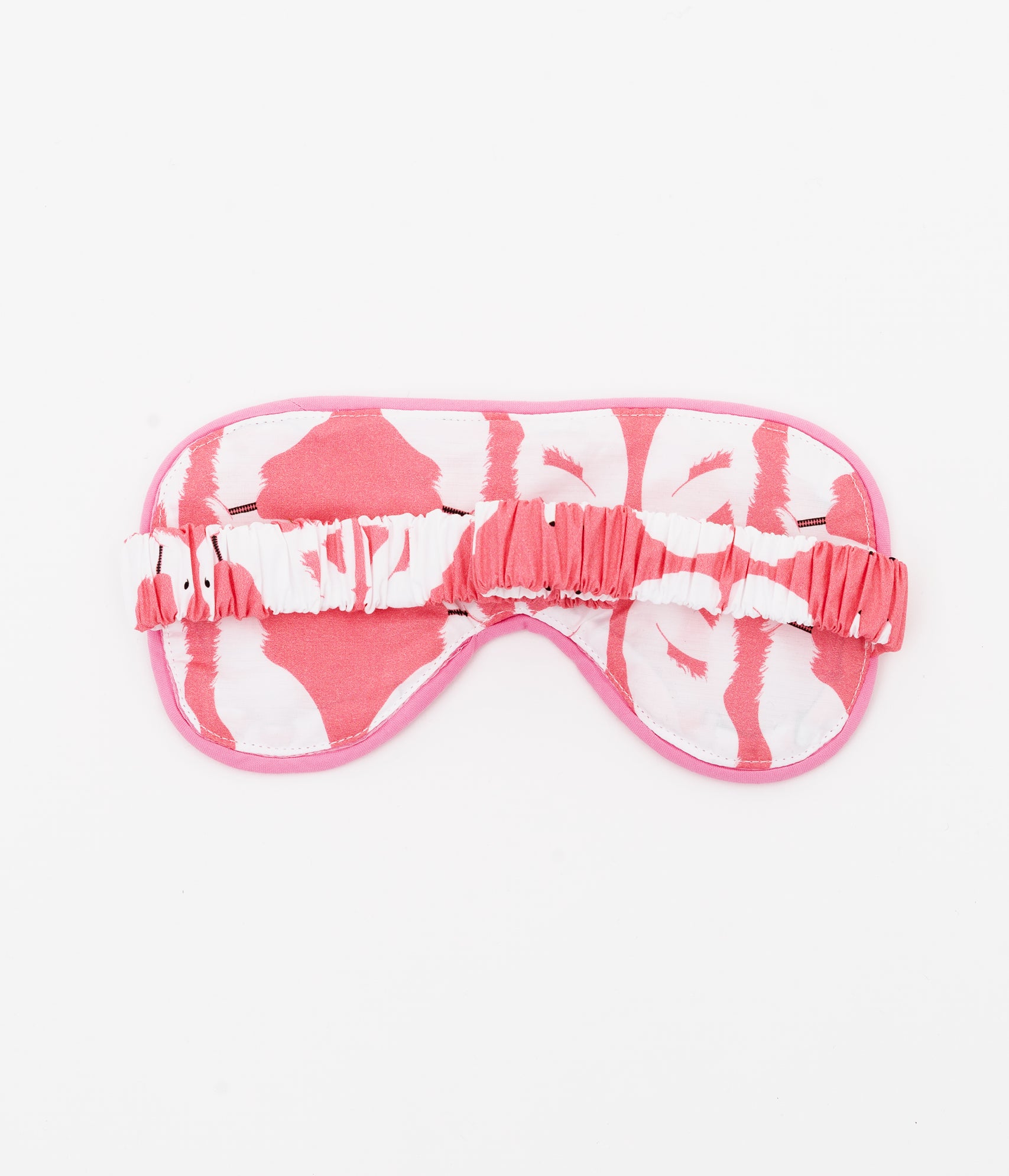 Pink Saluki sleep mask
