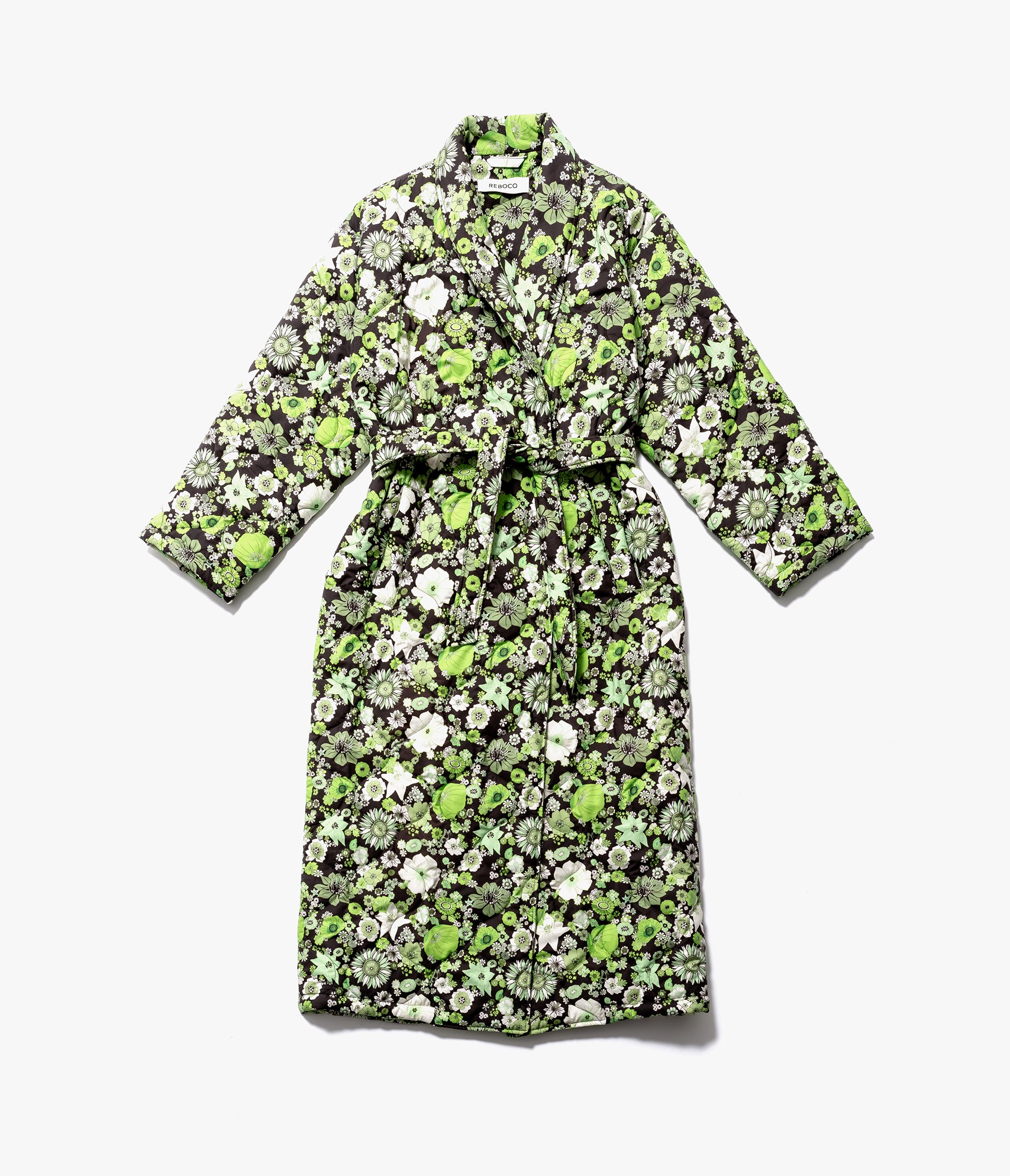 Green Field of Flowers morning coat