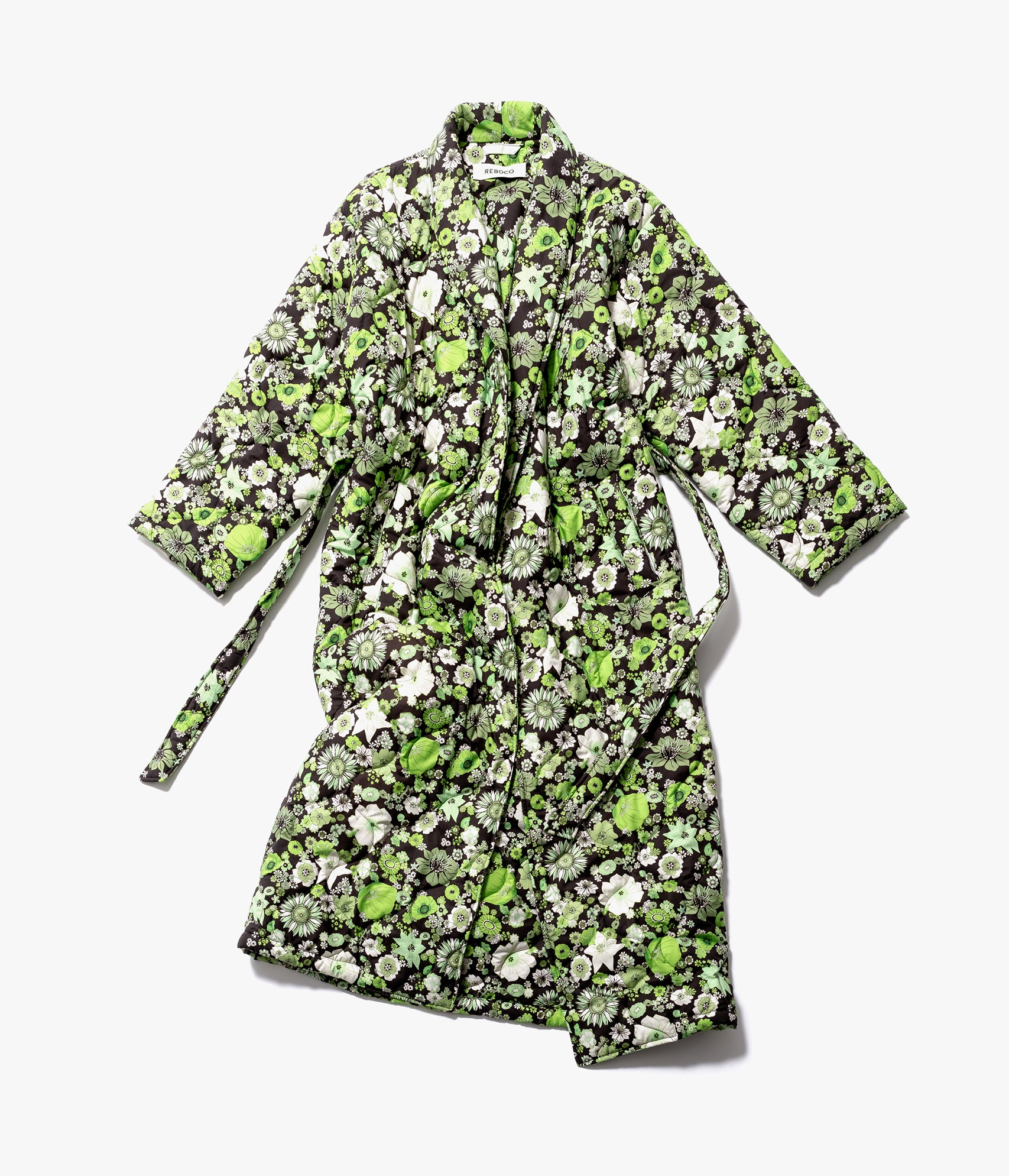 Green Field of Flowers morning coat