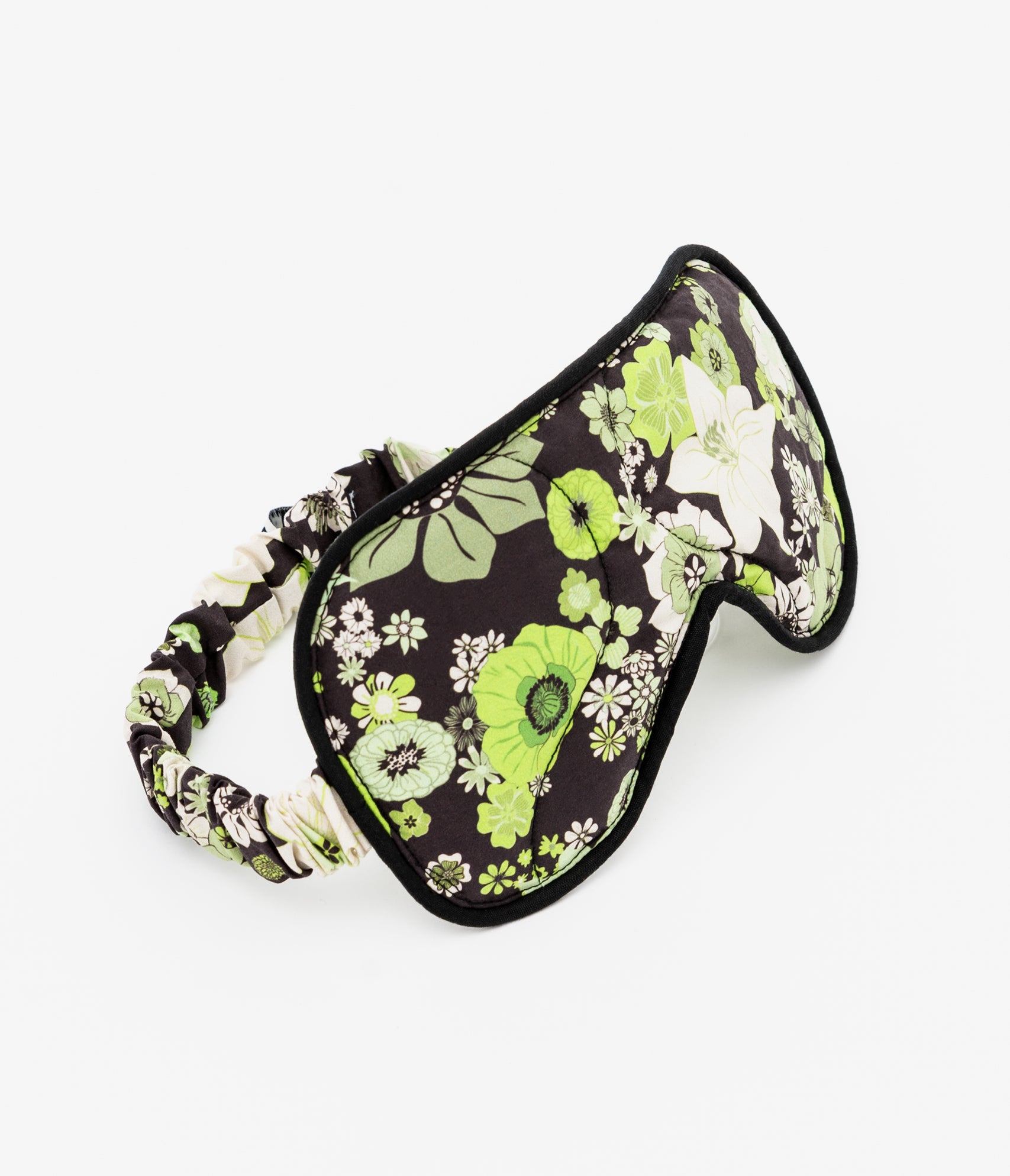 Green Field of Flowers sleep mask