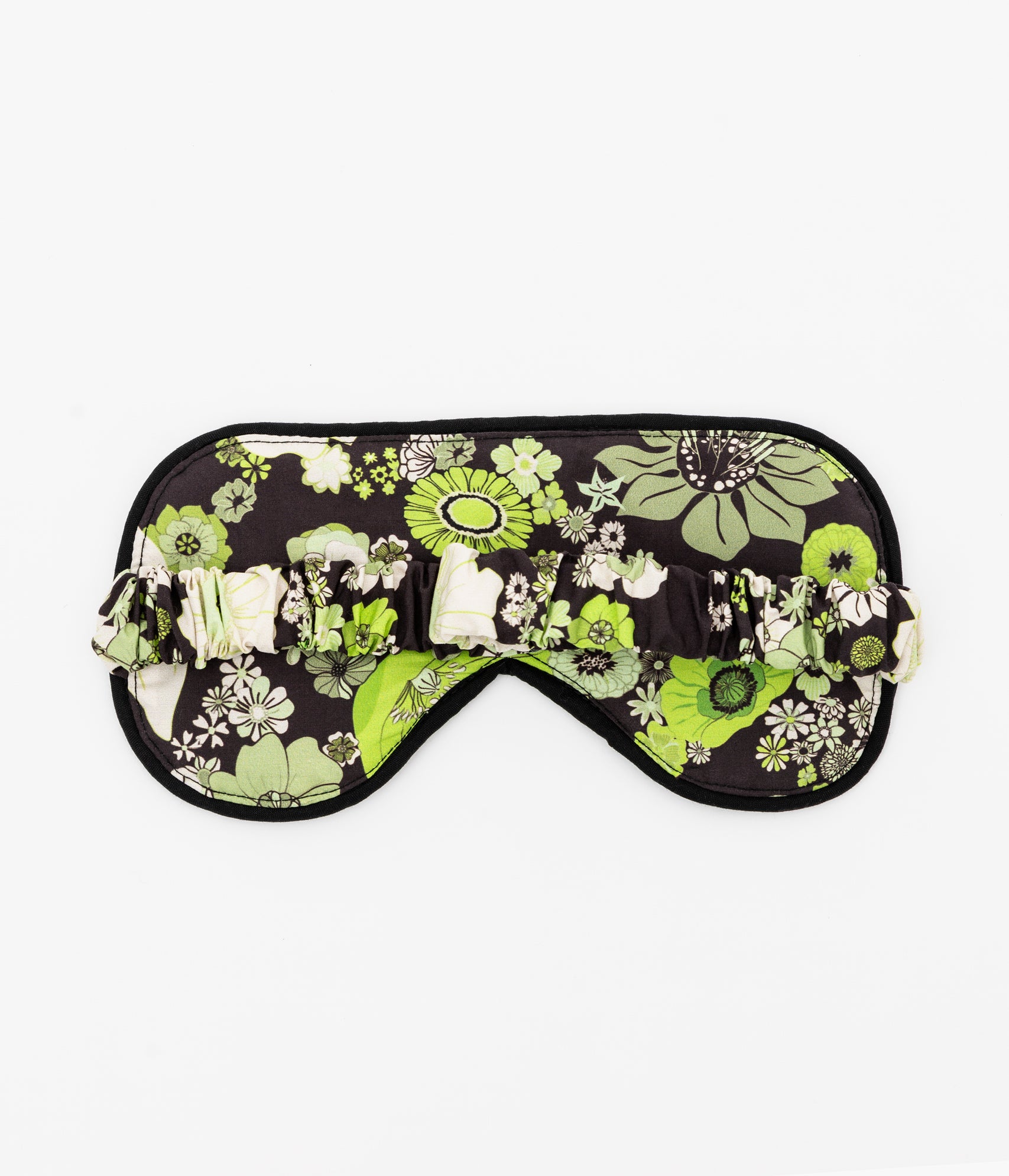 Green Field of Flowers sleep mask