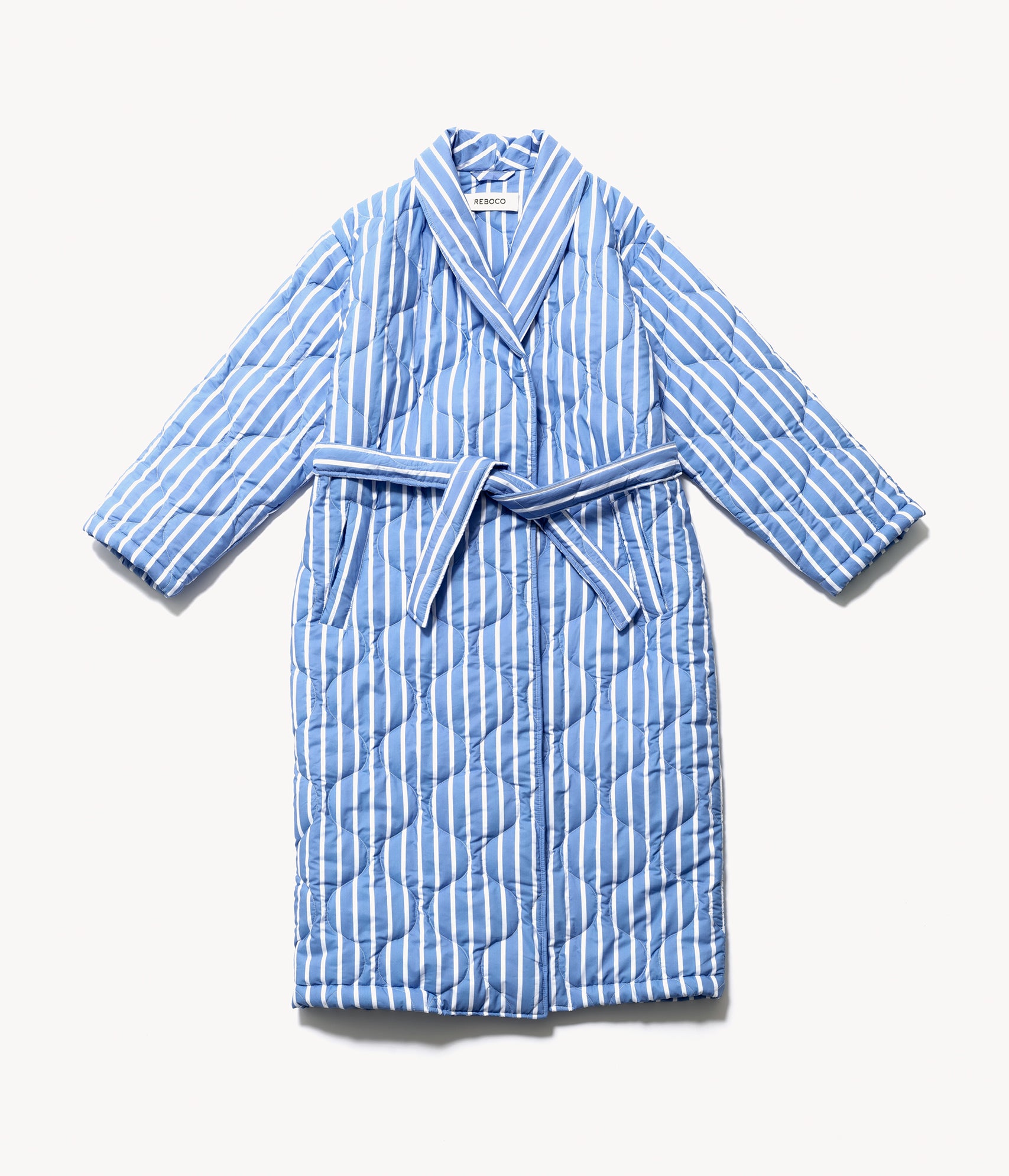 PJ Stripe morning coat