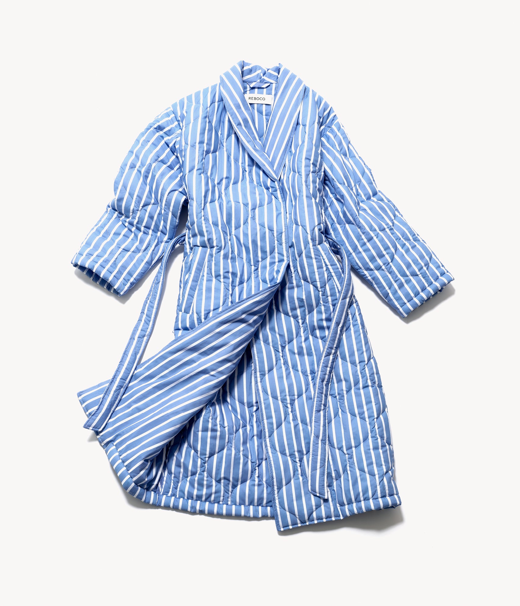 PJ Stripe morning coat