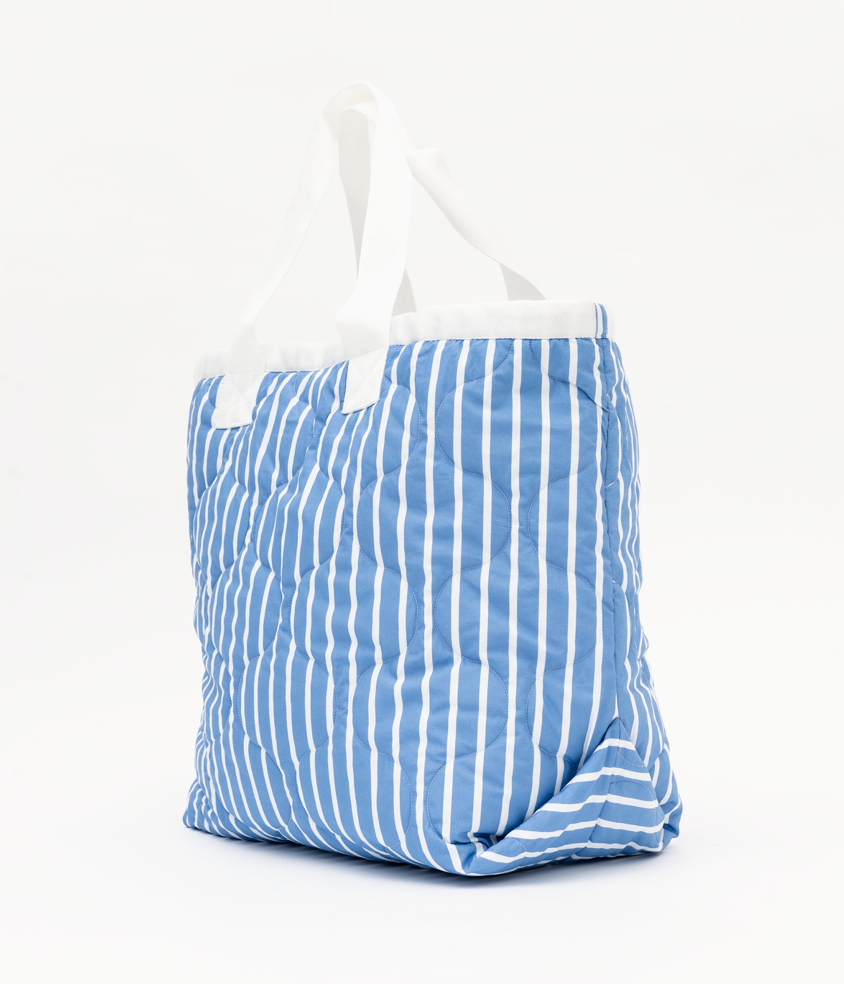 PJ Stripe padded tote