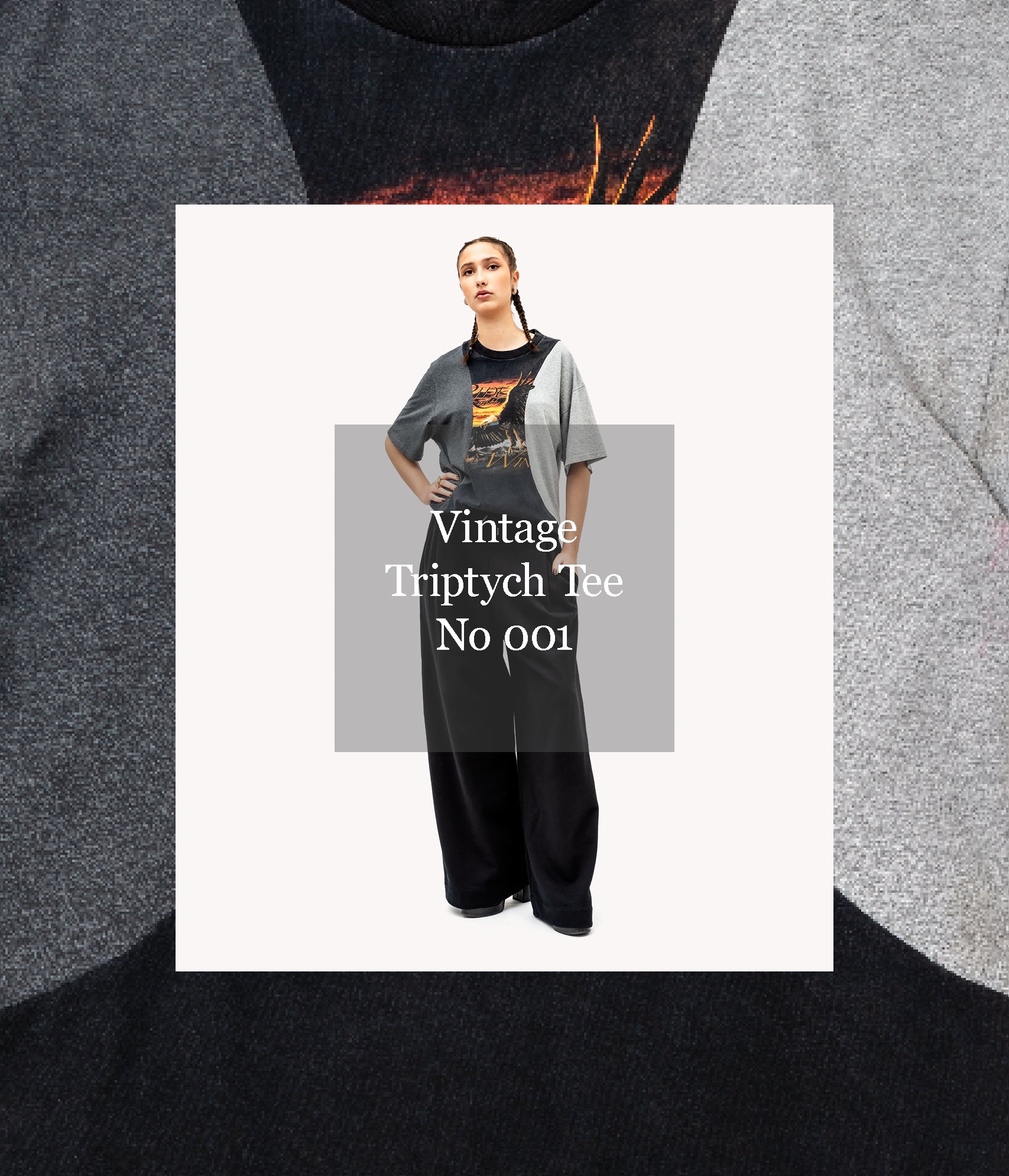 Vintage Triptych Tee No 001