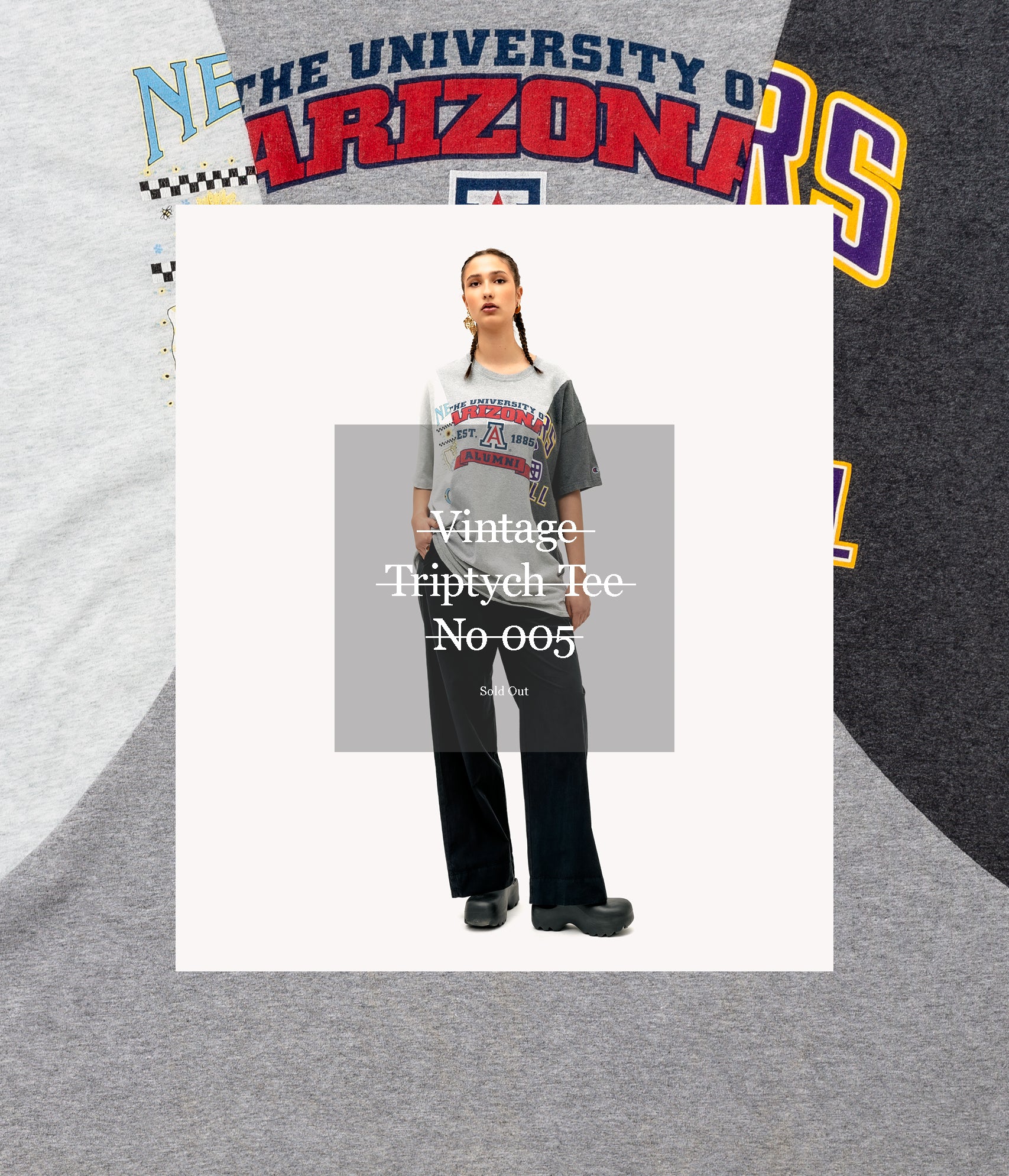 Vintage Triptych Tee No 005