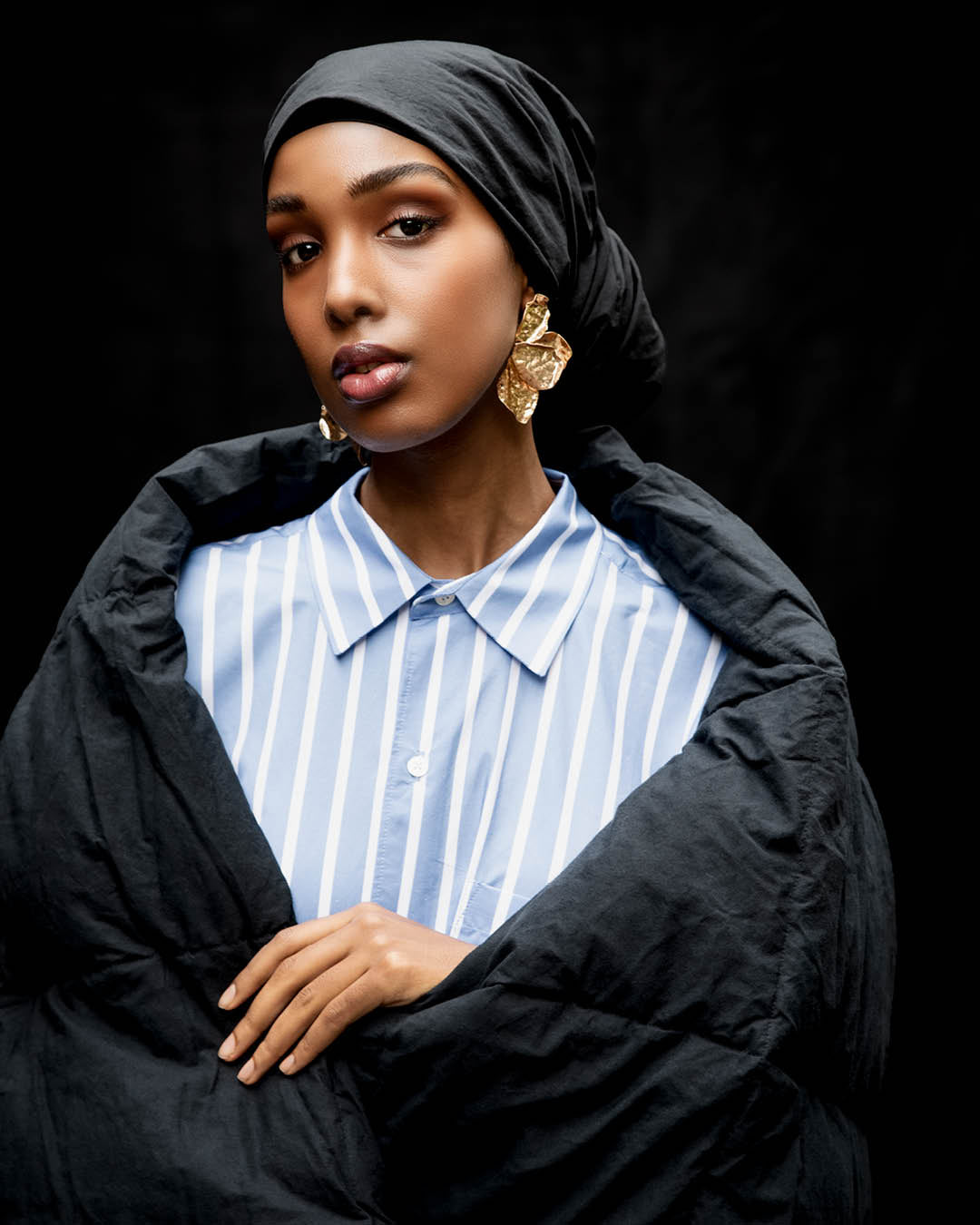 PJ Stripe long-sleeved shirt