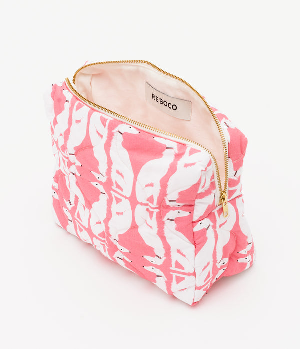 Pink Saluki padded pouch