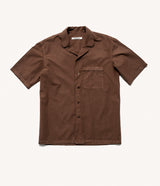 Ganache Brown short-sleeved shirt