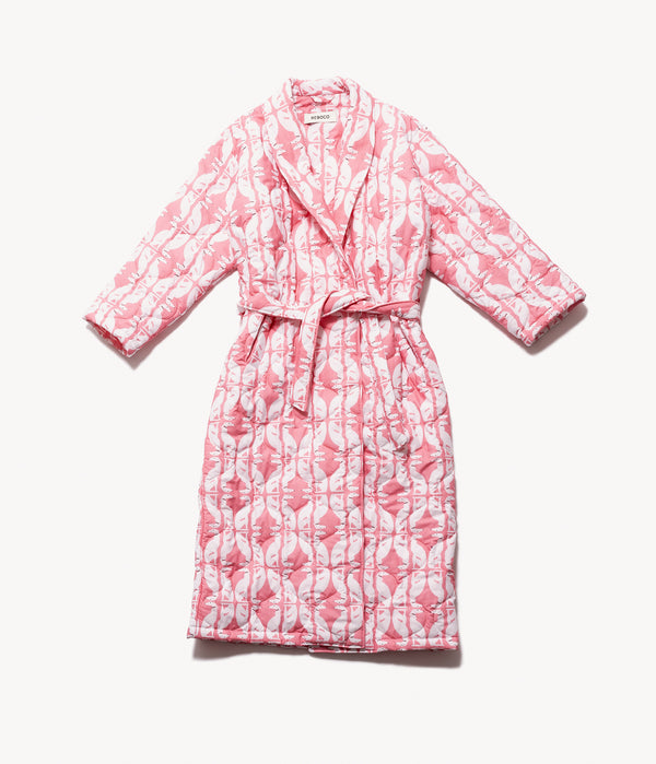 Pink Saluki morning coat