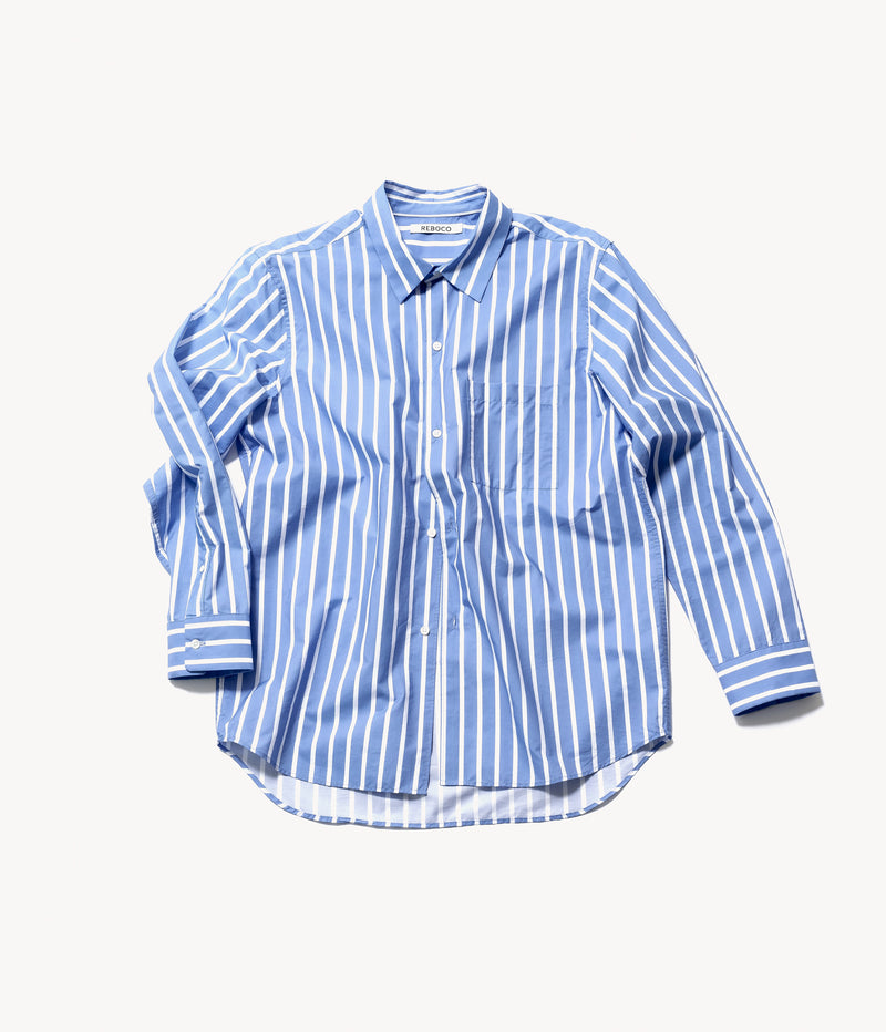 PJ Stripe long-sleeved shirt