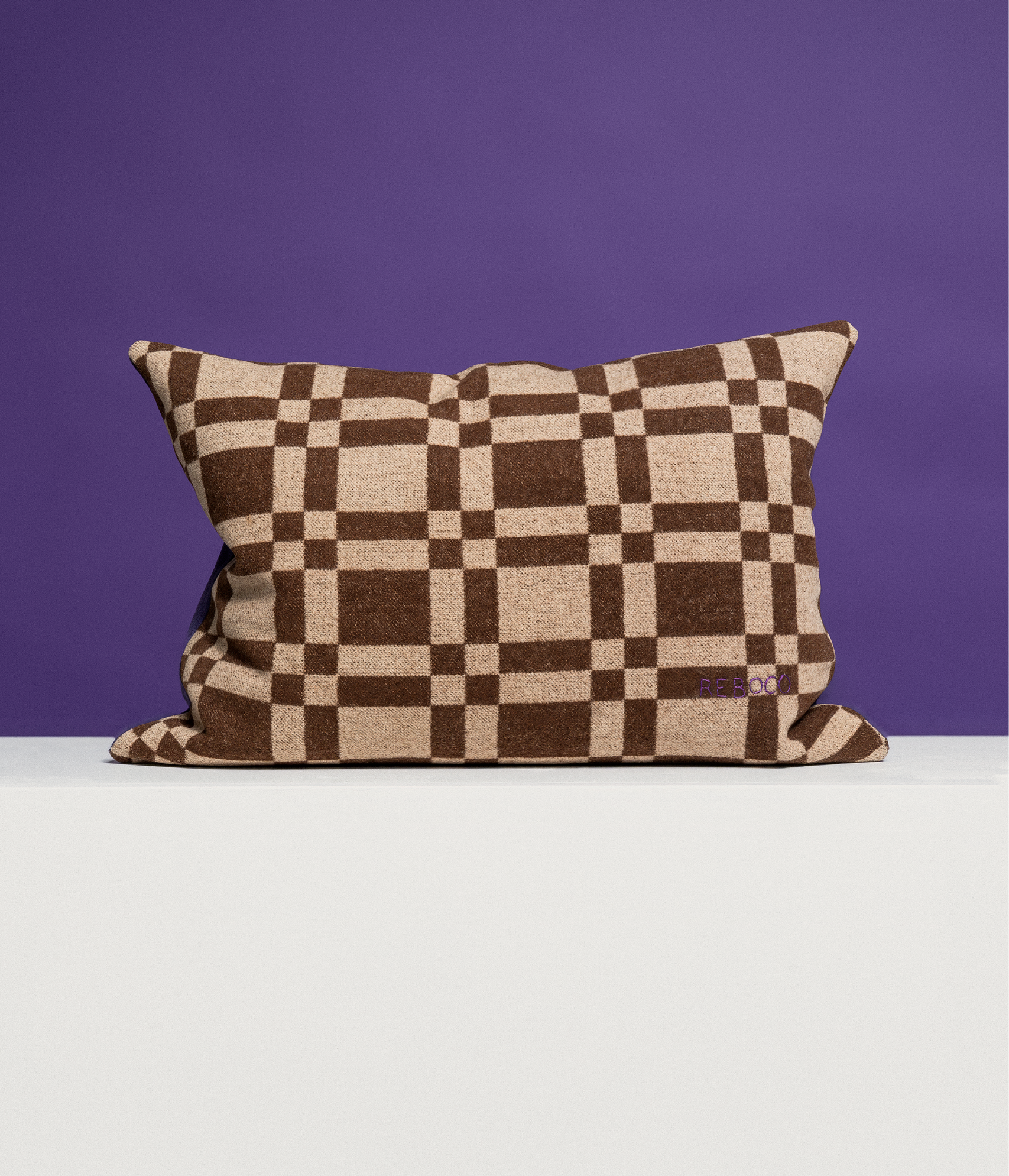 Found Brown Pillow