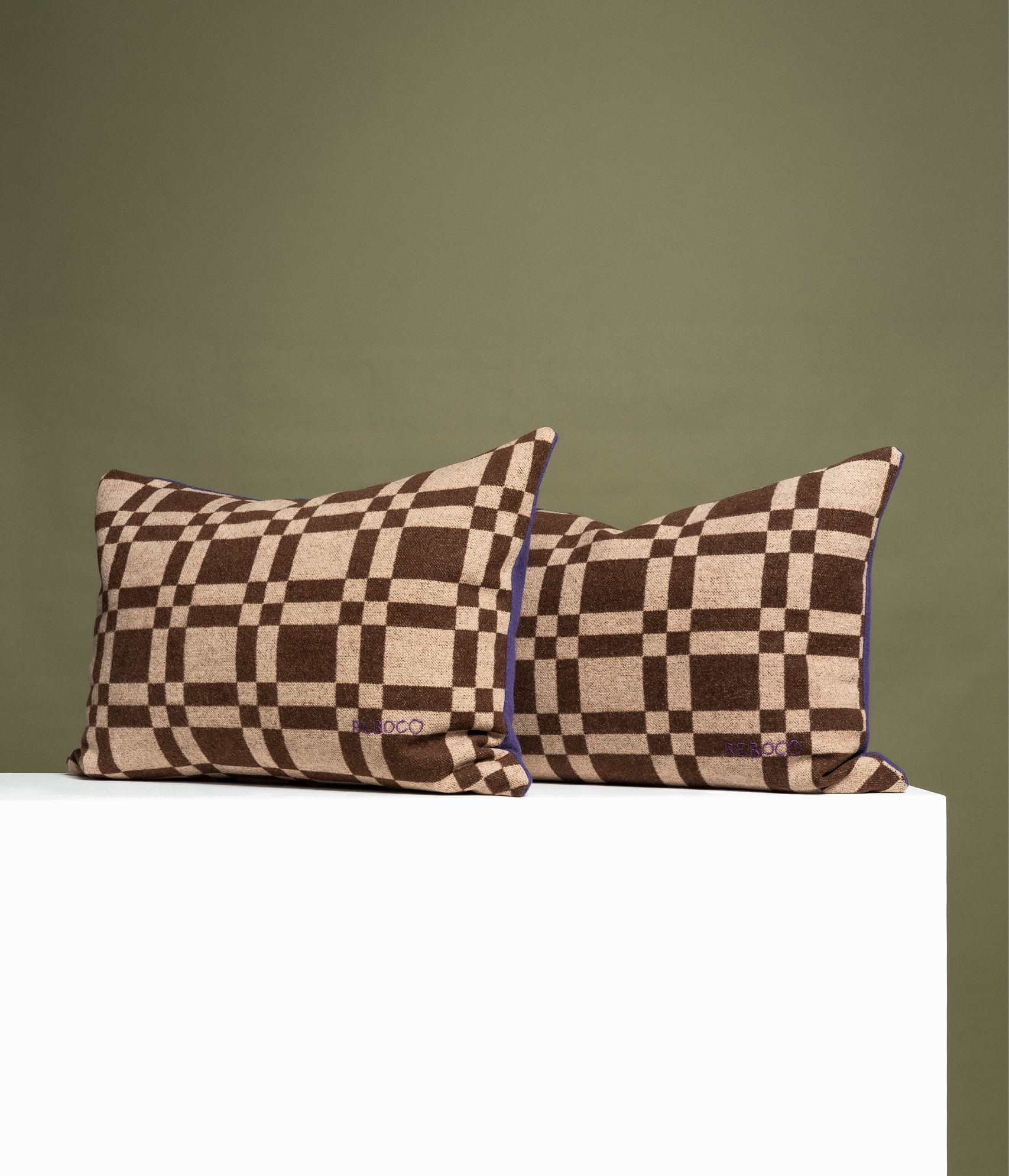 Found Brown Pillow