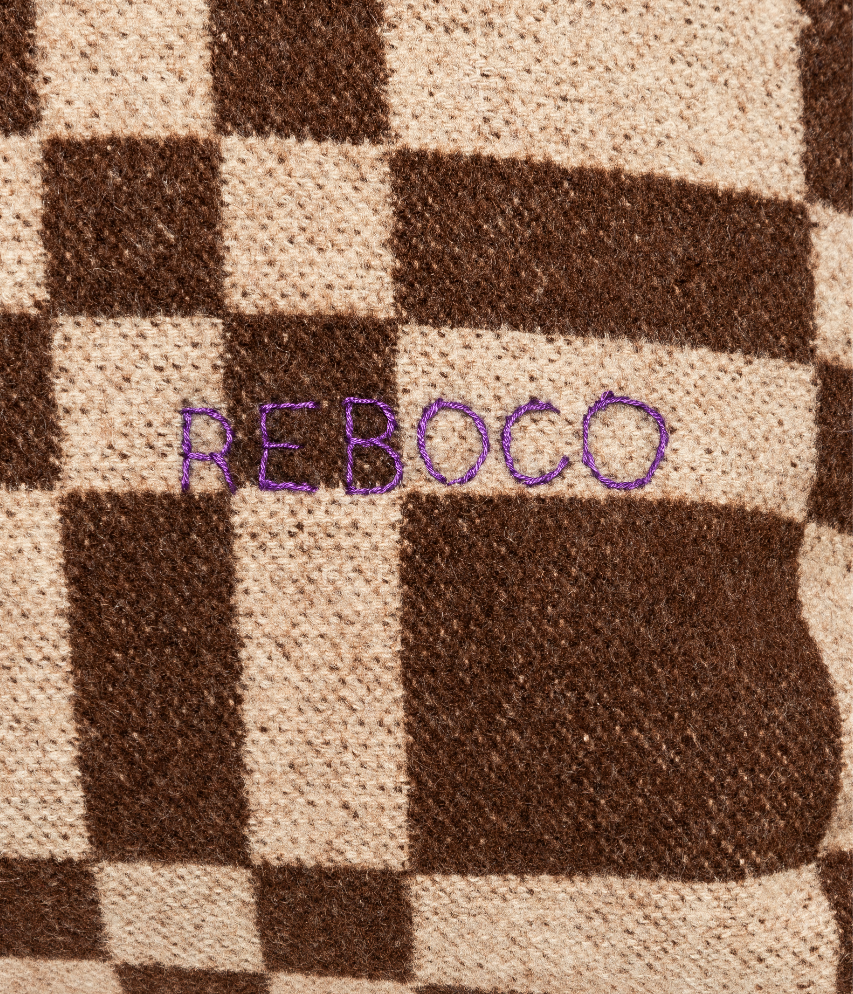 Found Brown Pillow