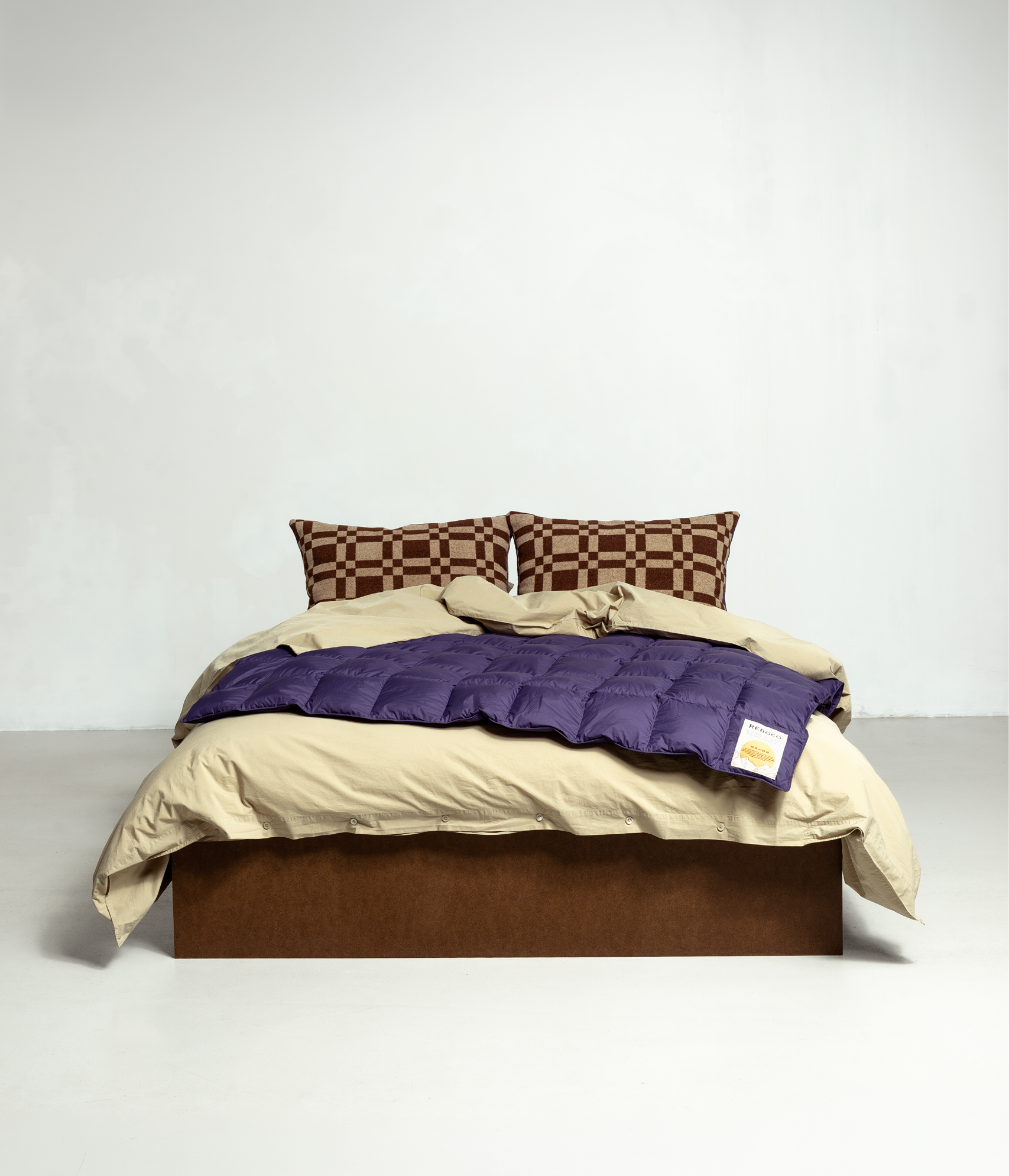 Found Brown Pillow
