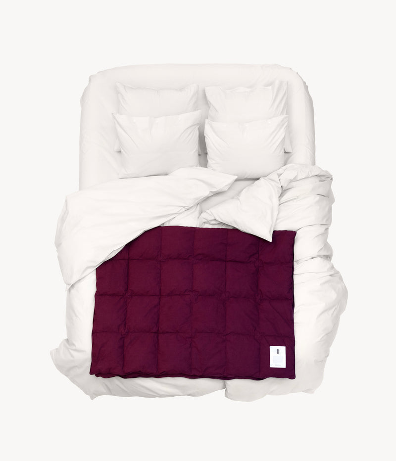 Down Blanket Cabernet