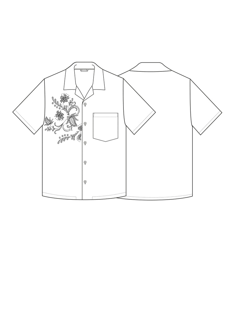 PJ Shirt w Embroidery